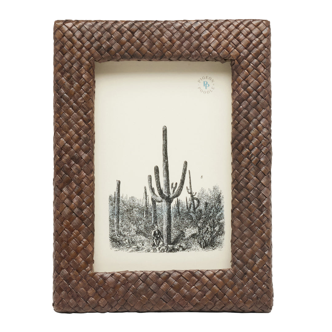 Uvita Woven Pandan Picture Frame (Espresso)