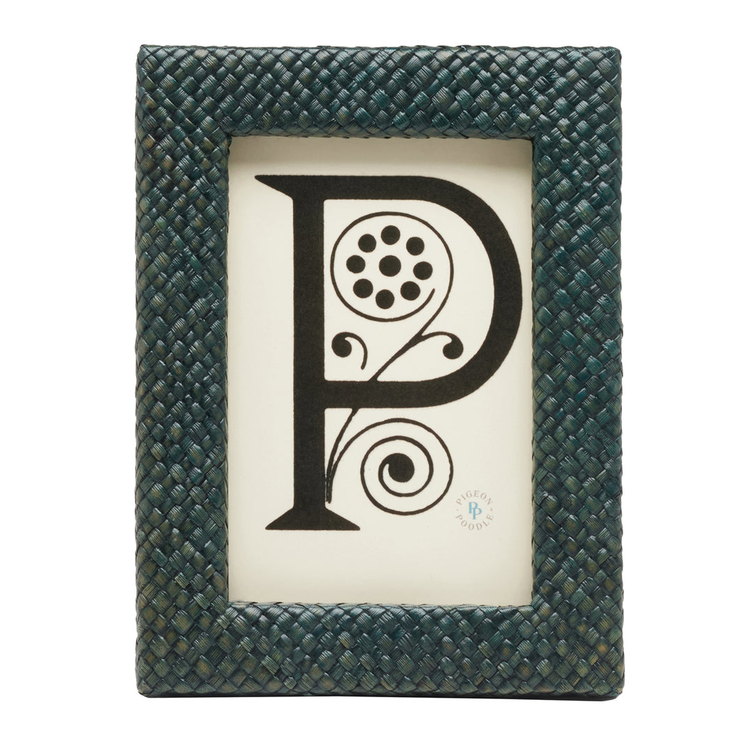 Uvita Woven Pandan Picture Frame (Slate Green)