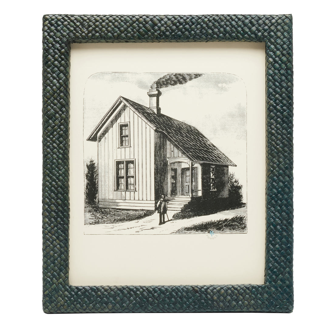 Uvita Woven Pandan Picture Frame (Slate Green)