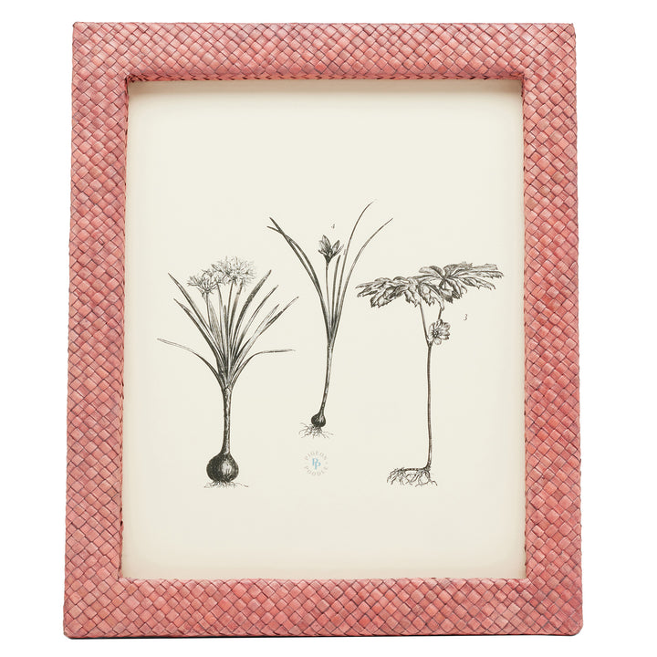 Uvita Woven Pandan Picture Frame (Vintage Rose)