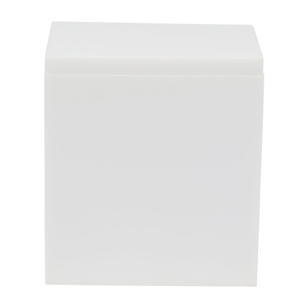 Vail White Gloss Resin Bathroom Accessories - Hudson & Vine