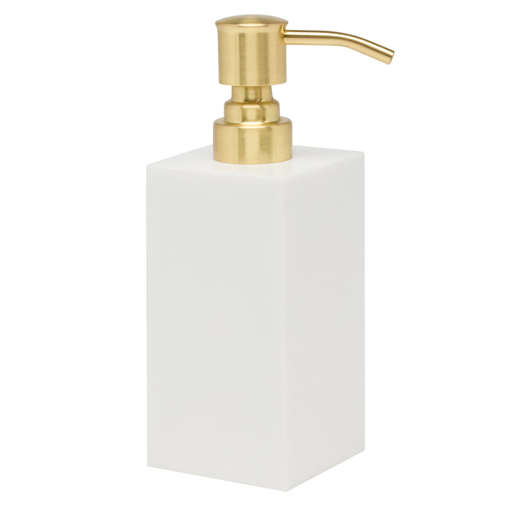 Vail White Gloss Resin Bathroom Accessories - Hudson & Vine
