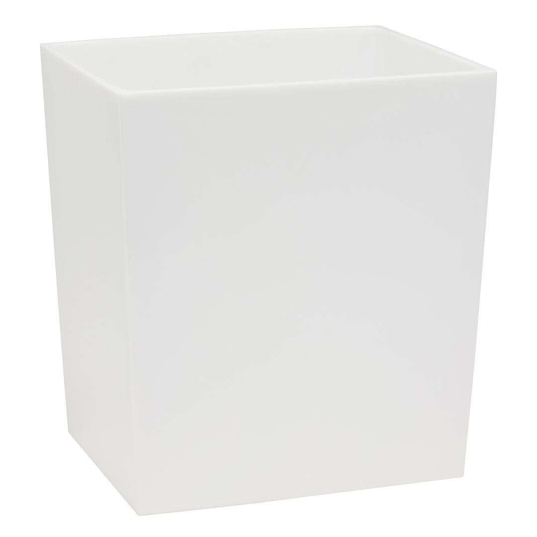 Vail White Gloss Resin Bathroom Accessories - Hudson & Vine