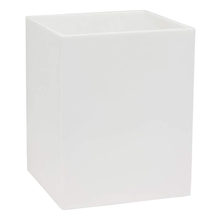 Vail White Gloss Resin Bathroom Accessories - Hudson & Vine