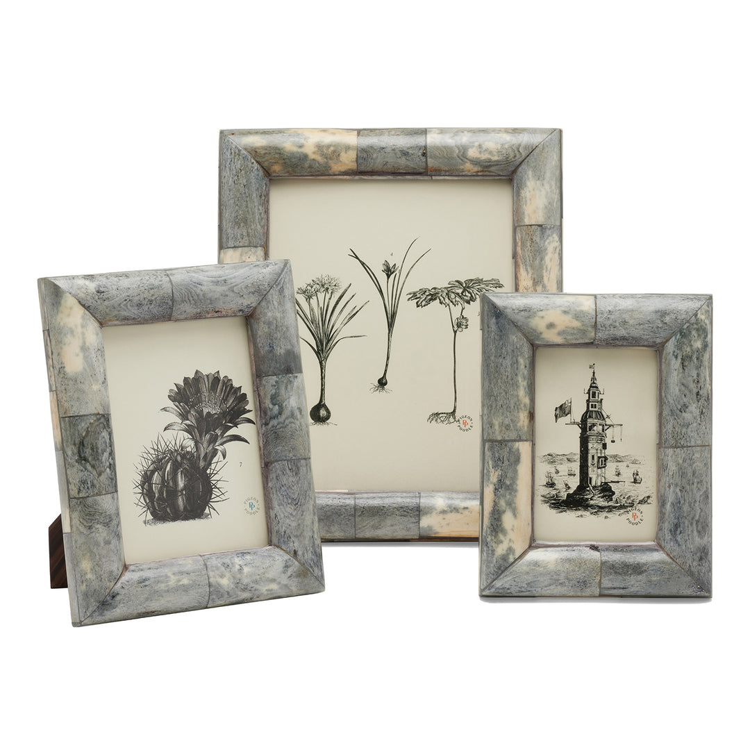 Vannes Antique Gray Bone Picture Frame