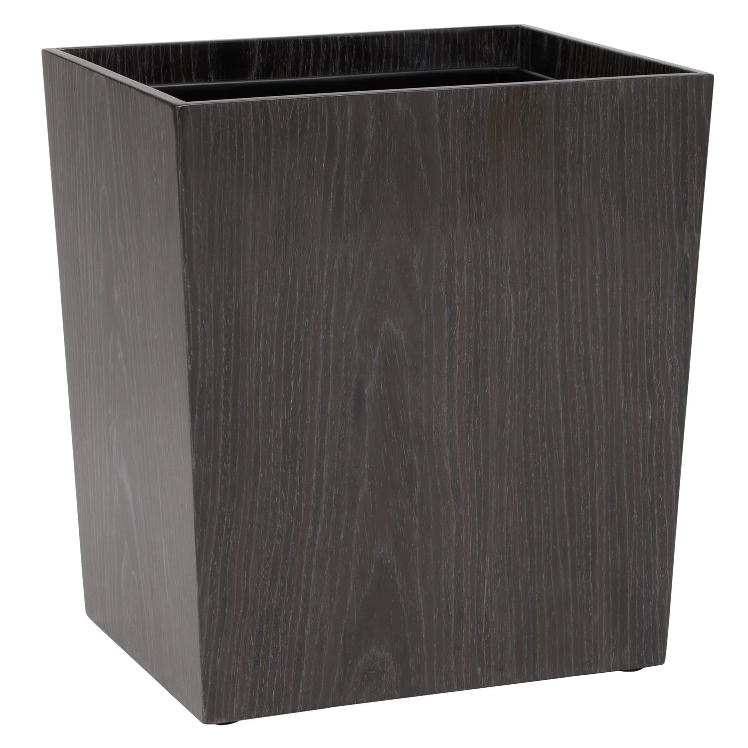 Westerly Veneer Rectangle Waste Basket - Thumbnail 2