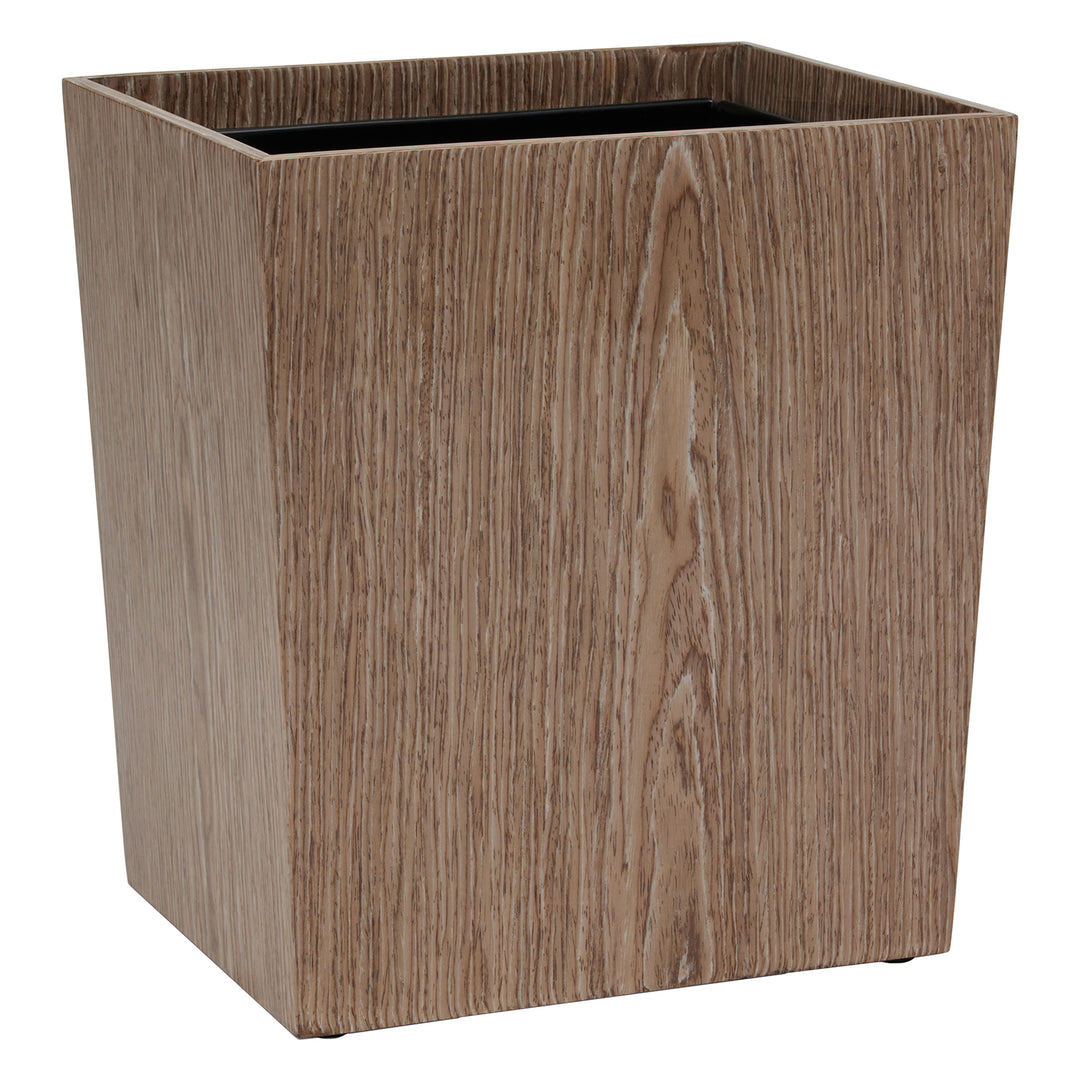 Westerly Veneer Rectangle Waste Basket (Oak)