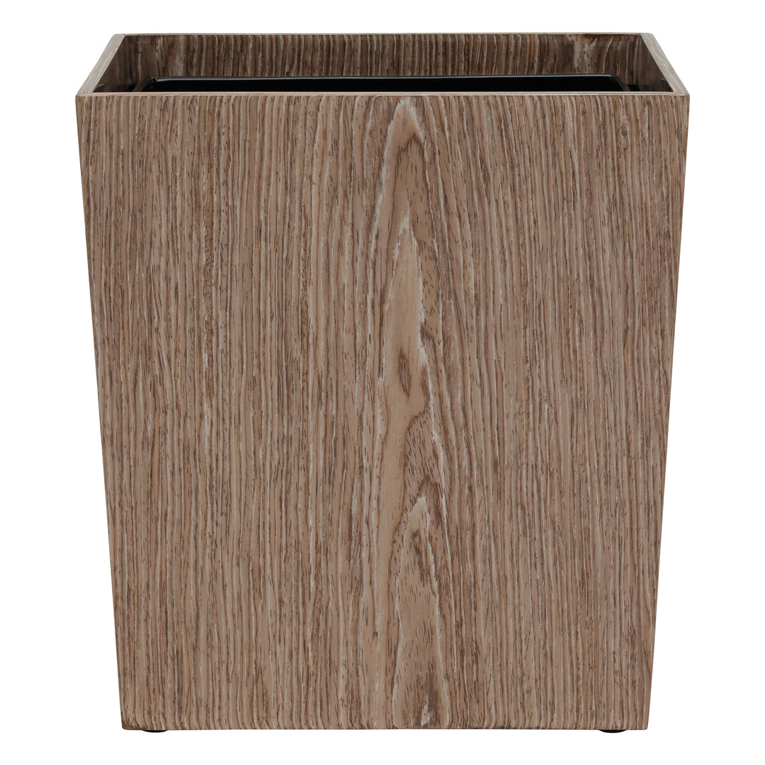 Westerly Veneer Rectangle Waste Basket (Oak)