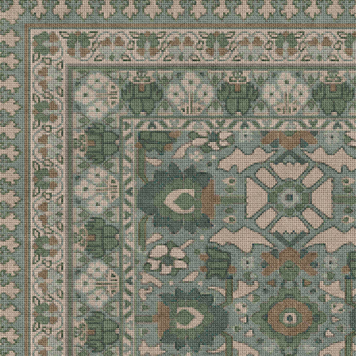 Vintage Vinyl Rug (Biltmore - Promenade - Blooming Season)