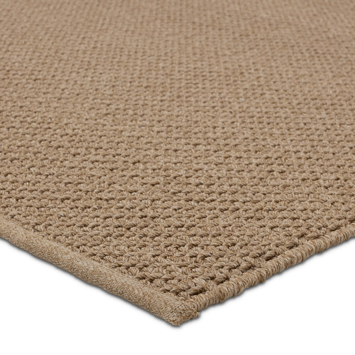 Jaipur Living Rayan Handmade Indoor/Outdoor Solid Brown Area Rug  (QUINTON - QTN02)