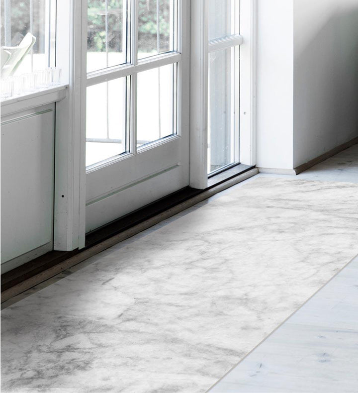 Beija Flor Carrara Vinyl Floor Mat (Large Runner)