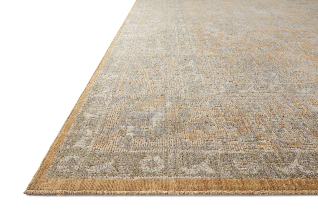 Chris Loves Julia x Loloi Rosemarie Gold / Sand Accent Rug (ROE-01)