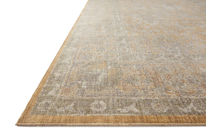 Chris Loves Julia x Loloi Rosemarie Gold / Sand Accent Rug (ROE-01)