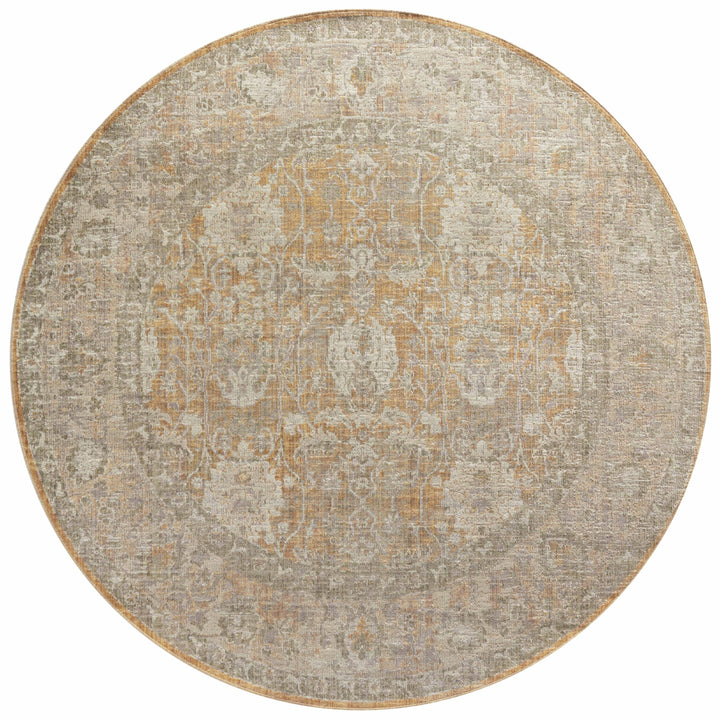 Chris Loves Julia x Loloi Rosemarie Gold / Sand Accent Rug (ROE-01)