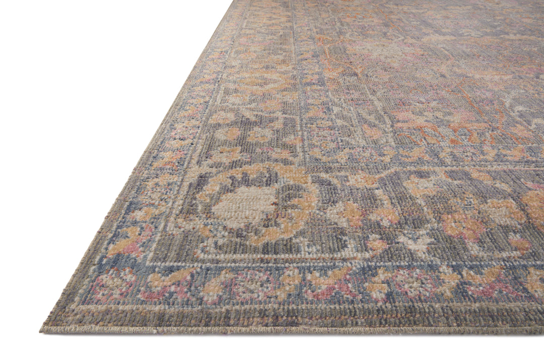 Chris Loves Julia x Loloi Rosemarie Stone / Multi Accent Rug (ROE-01)