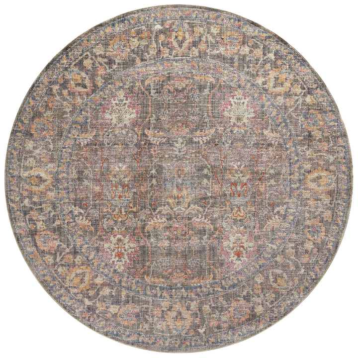 Chris Loves Julia x Loloi Rosemarie Stone / Multi Accent Rug (ROE-01)