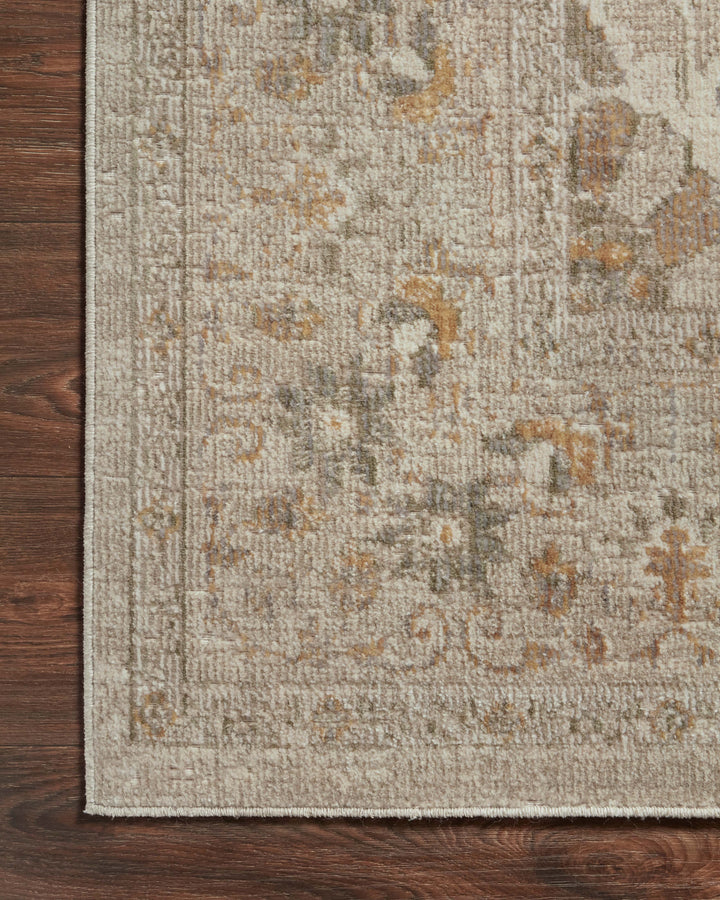 Chris Loves Julia x Loloi Rosemarie Ivory / Natural Accent Rug (ROE-02)