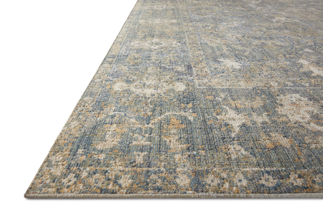 Chris Loves Julia x Loloi Rosemarie Sand / Lagoon Accent Rug (ROE-03)