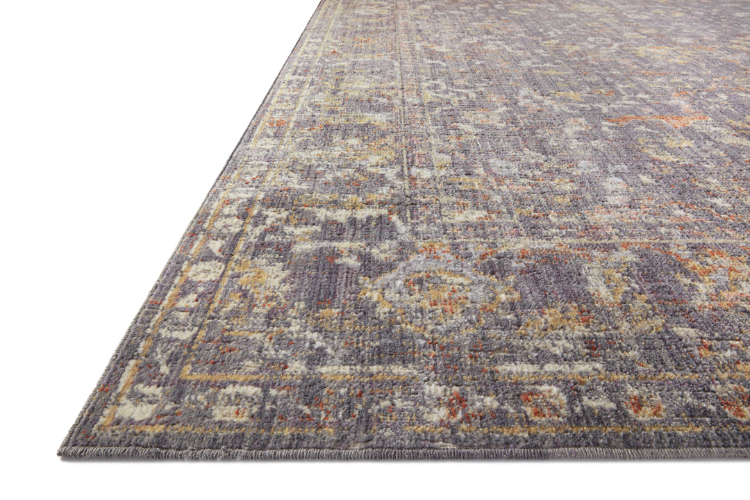 Chris Loves Julia x Loloi Rosemarie Graphite / Multi Accent Rug (ROE-04)