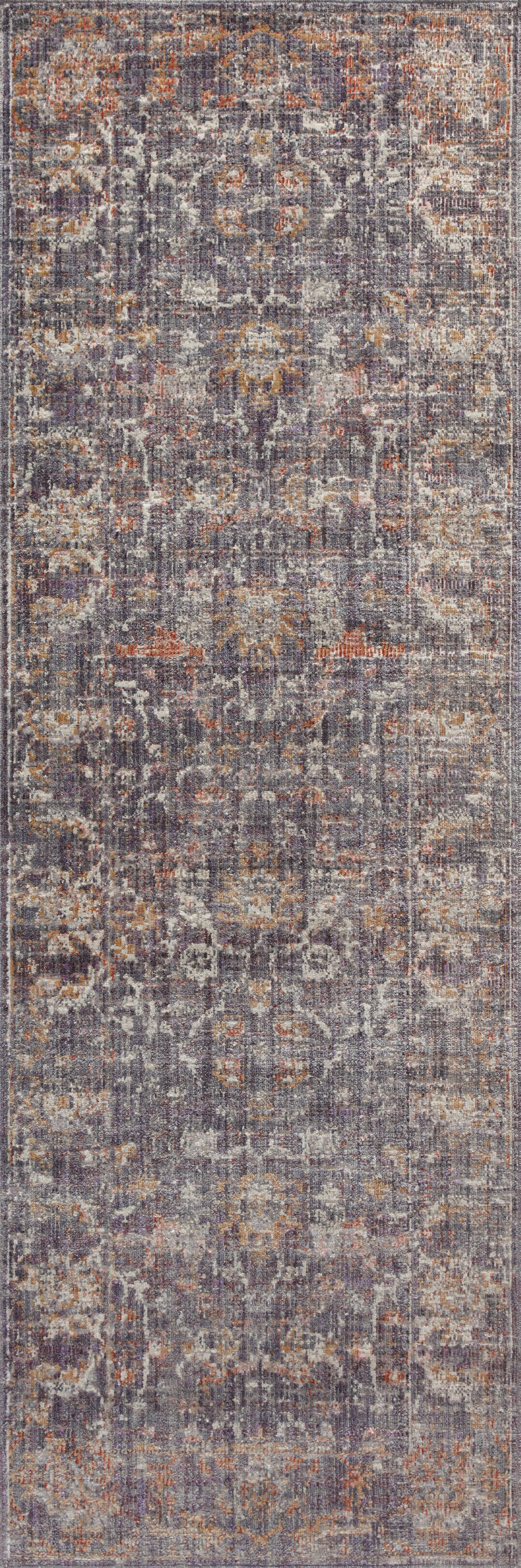 Chris Loves Julia x Loloi Rosemarie Graphite / Multi Accent Rug (ROE-0