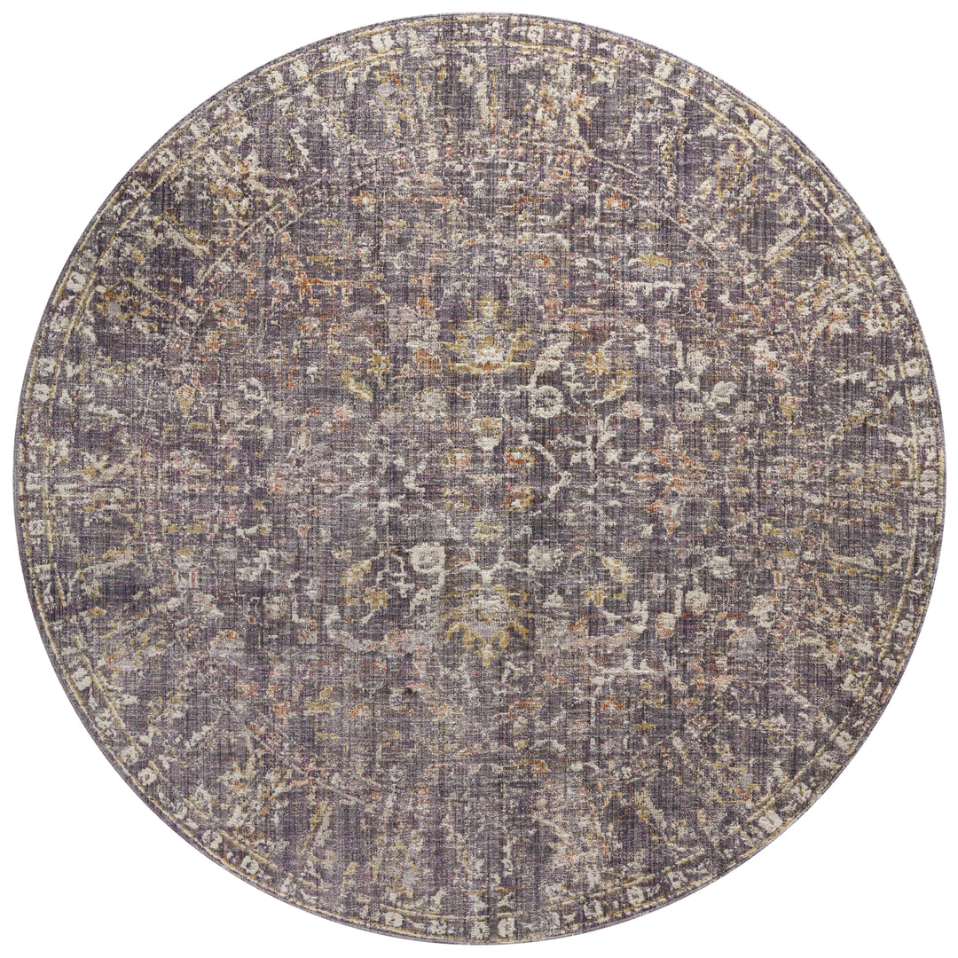 Chris Loves Julia x Loloi Rosemarie Graphite / Multi Accent Rug (ROE-04)