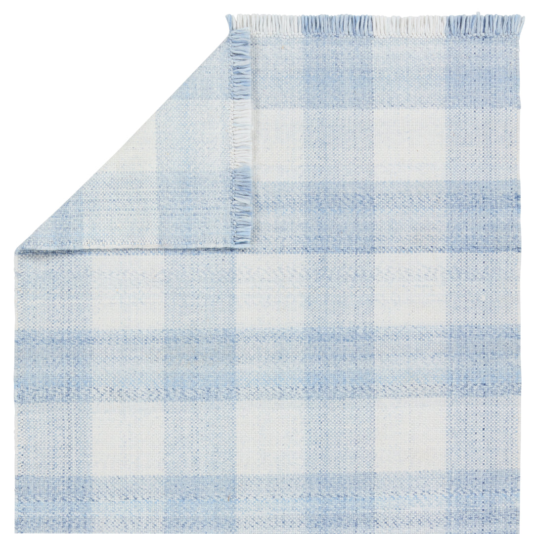 Jaipur Living Truce Handmade Indoor/Outdoor Striped Light Blue/ Ivory Area Rug (RESPITE - RSP01)