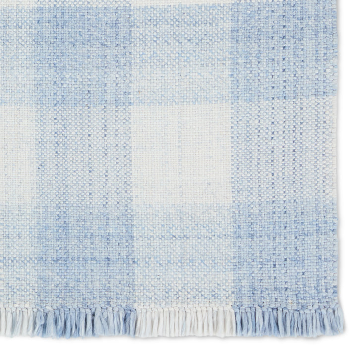 Jaipur Living Truce Handmade Indoor/Outdoor Striped Light Blue/ Ivory Area Rug (RESPITE - RSP01)