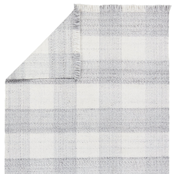 Jaipur Living Truce Handmade Indoor/Outdoor Striped Gray/ Ivory Area Rug (RESPITE - RSP02)