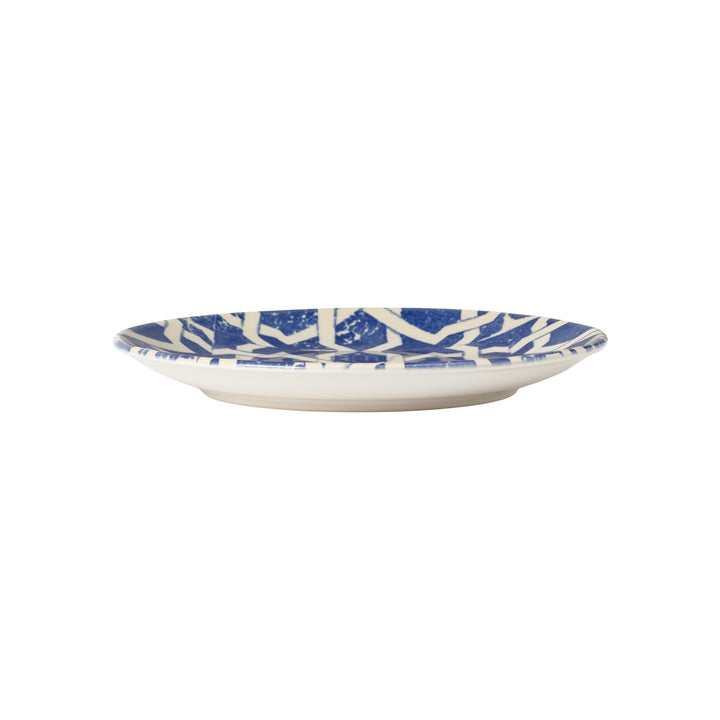 Costa Nova Elements Stoneware Algarve Blue B Salad/Dessert Plate Set/4