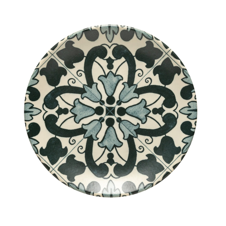 Costa Nova Elements Stoneware Lamego Green B Salad/Dessert Plate Set/4