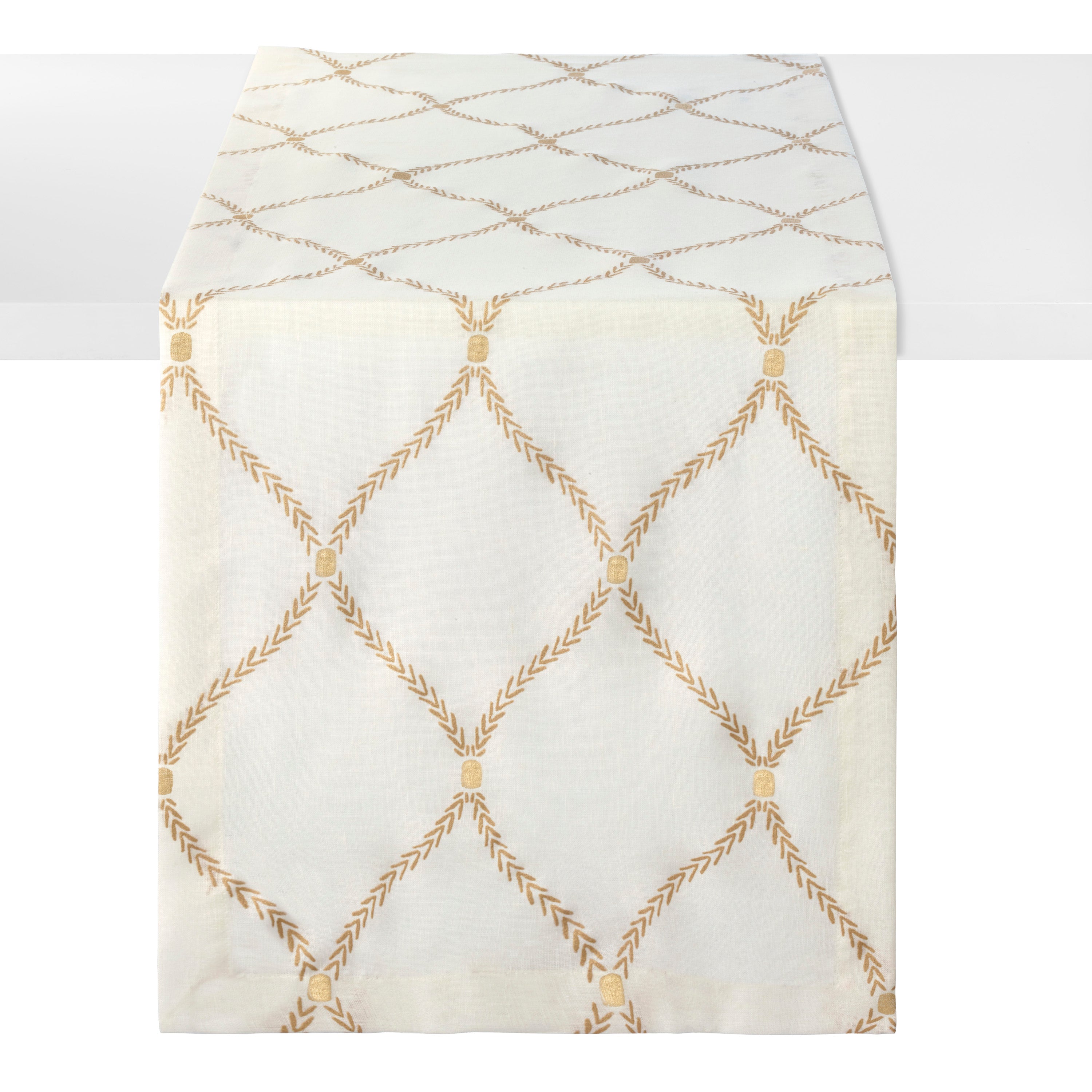 Regent Linen Metallic Table Runner - Thumbnail 2