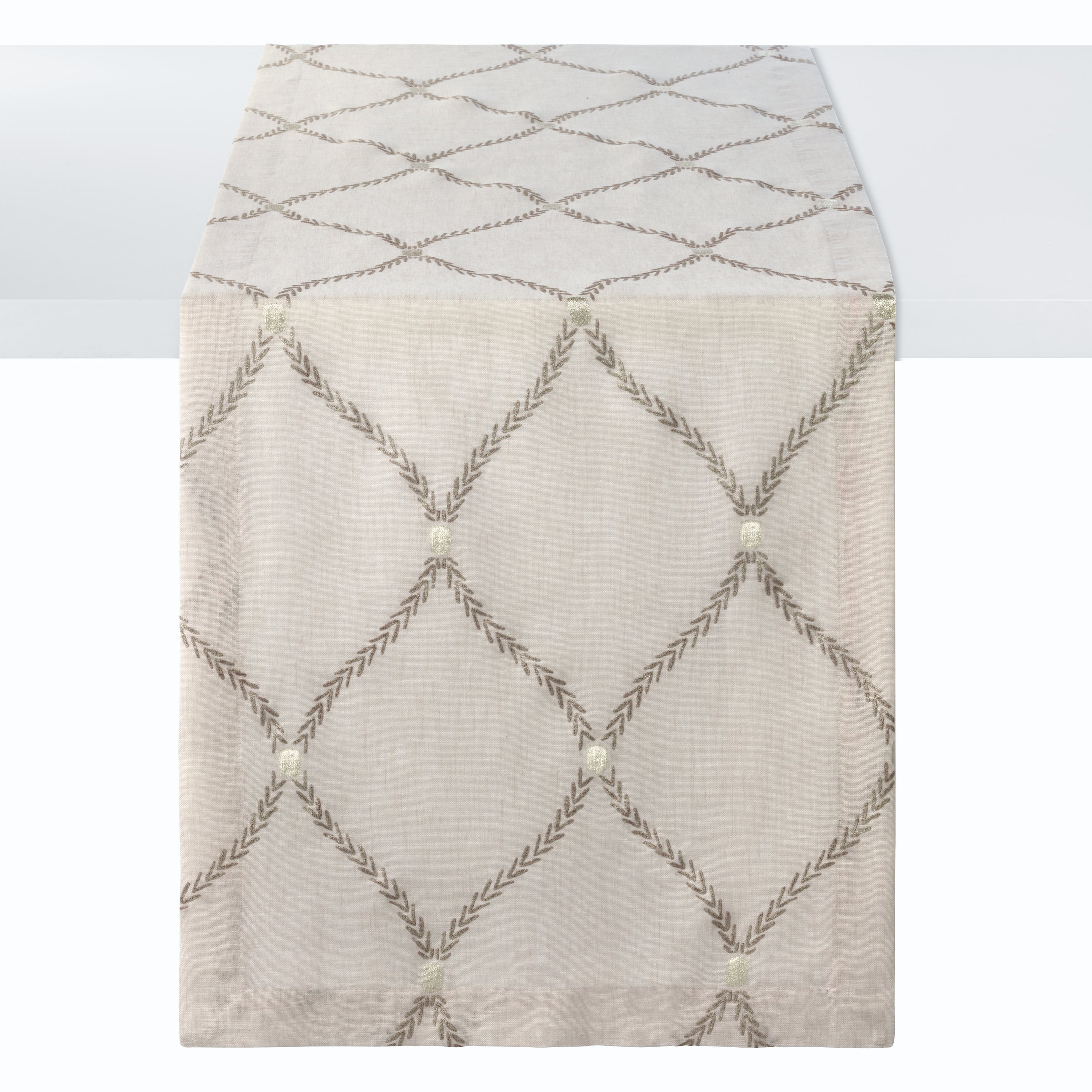 Regent Linen Metallic Table Runner - Thumbnail 3
