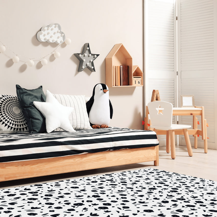 Adama Vinyl Floor Mat/Rug (Ditsy_W)