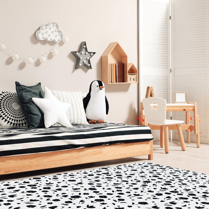 Adama Vinyl Floor Mat/Rug (Ditsy_W)