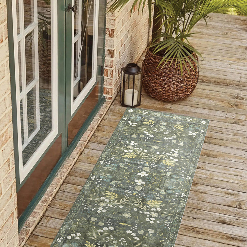 Adama Vinyl Rug/Mat (Moonflower_V)