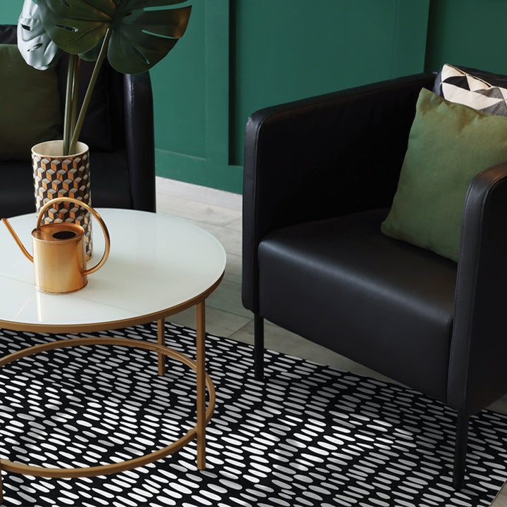 Adama Vinyl Floor Mat/Rug (Rain_B)