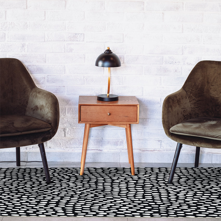 Adama Vinyl Floor Mat/Rug (Rain_B)