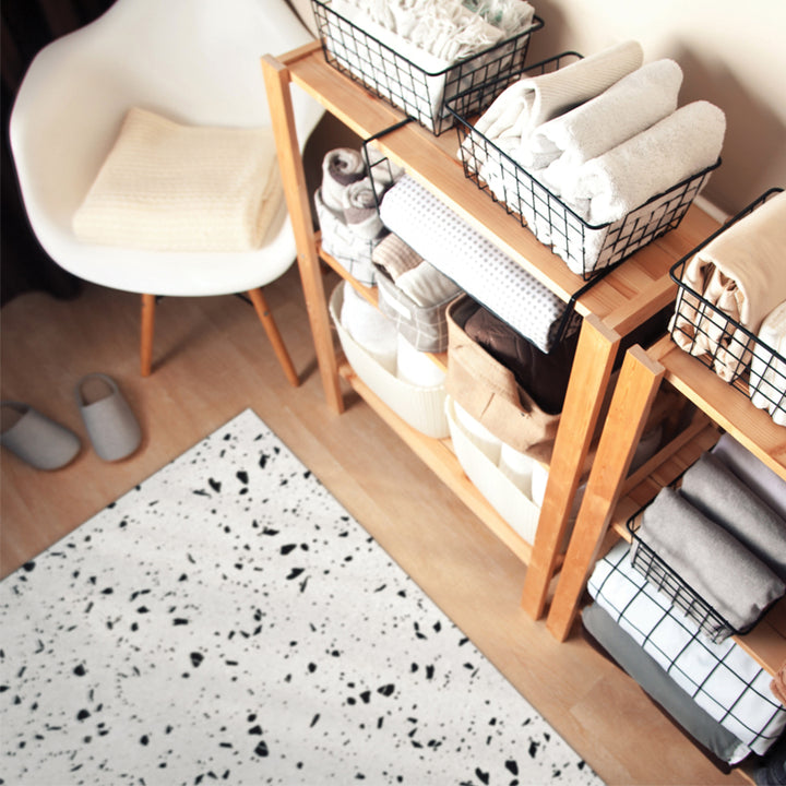 Adama Vinyl Floor Mat/Rug (Speckles_W)