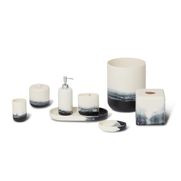 Roselli Trading Ombre Resin Bathroom Accessories