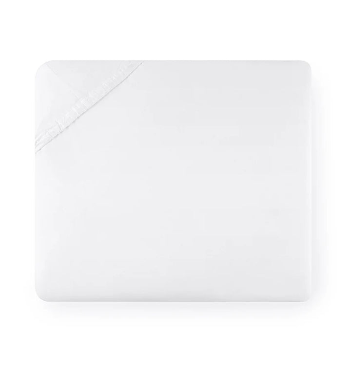 Sferra Celeste King Bottom Fitted Sheet (WHITE)