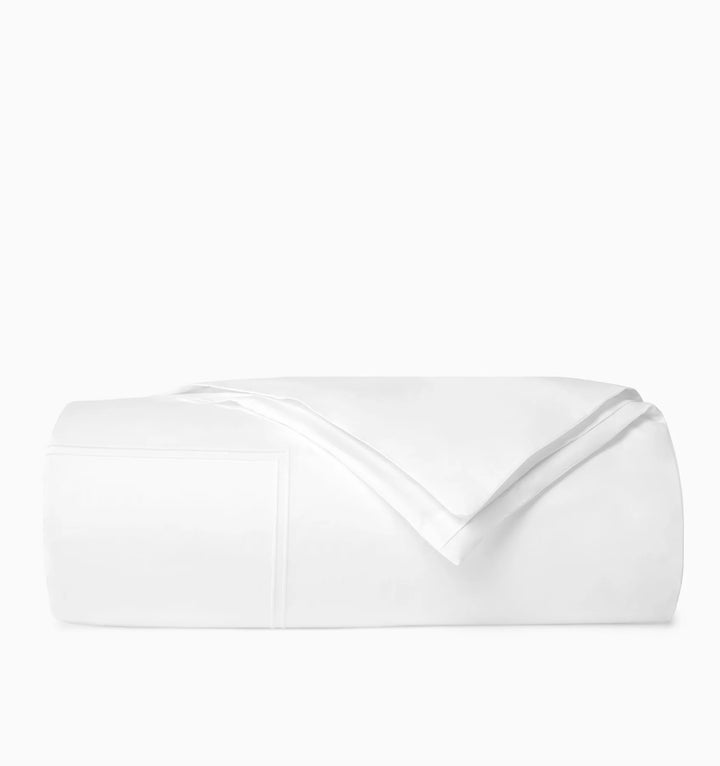 Sferra Grande Hotel King Duvet Cover (WHITE/WHITE)
