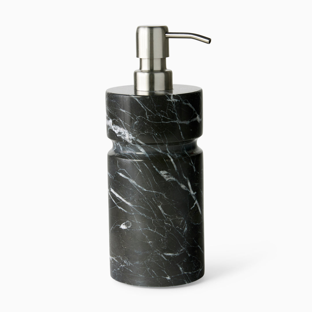 Marquina Black Marble Soap Dispenser
