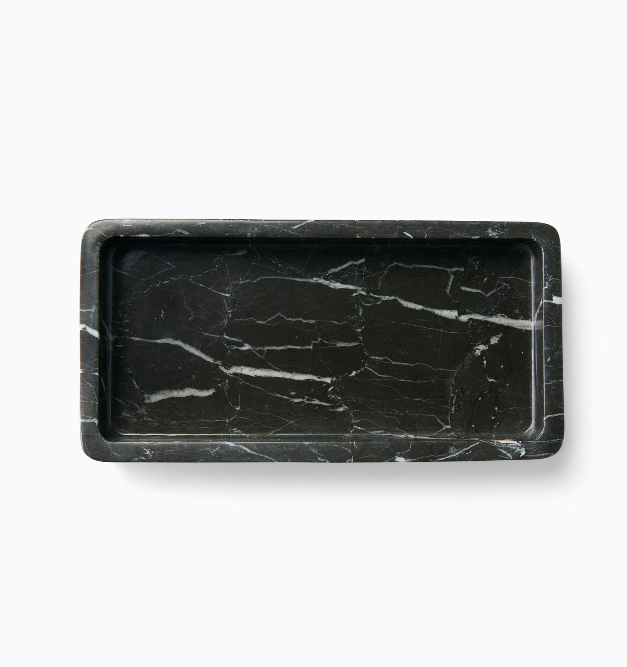 Marquina Black Marble Tray - Thumbnail 3