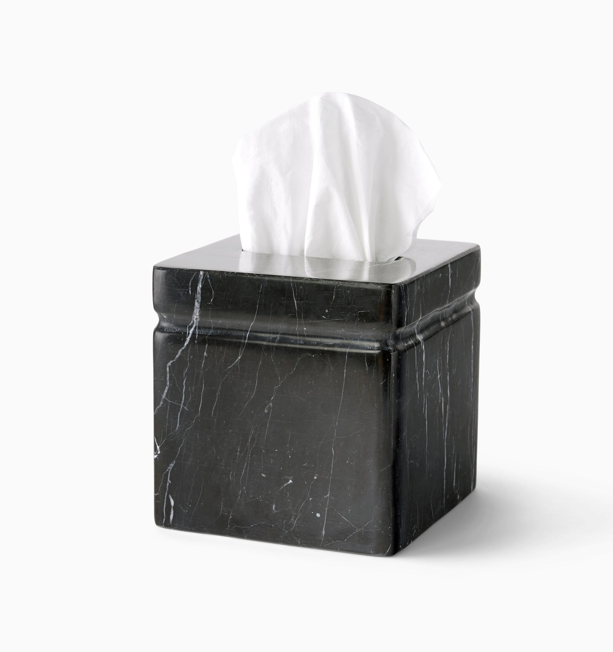 Marquina Black Marble Tissue Cover - Thumbnail 2