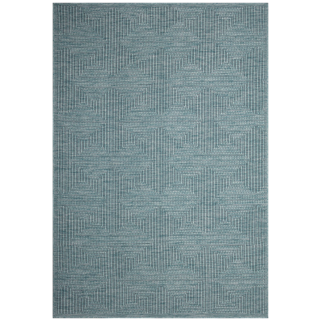 Liora Manne Soleil Maize Indoor/Outdoor Area Rug Aqua