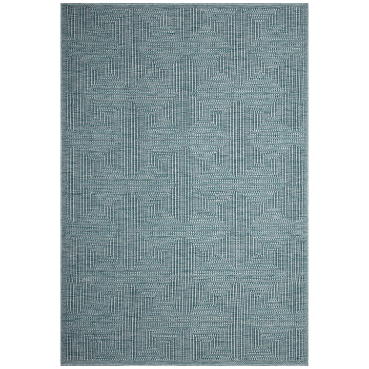 Liora Manne Soleil Maize Indoor/Outdoor Area Rug Aqua