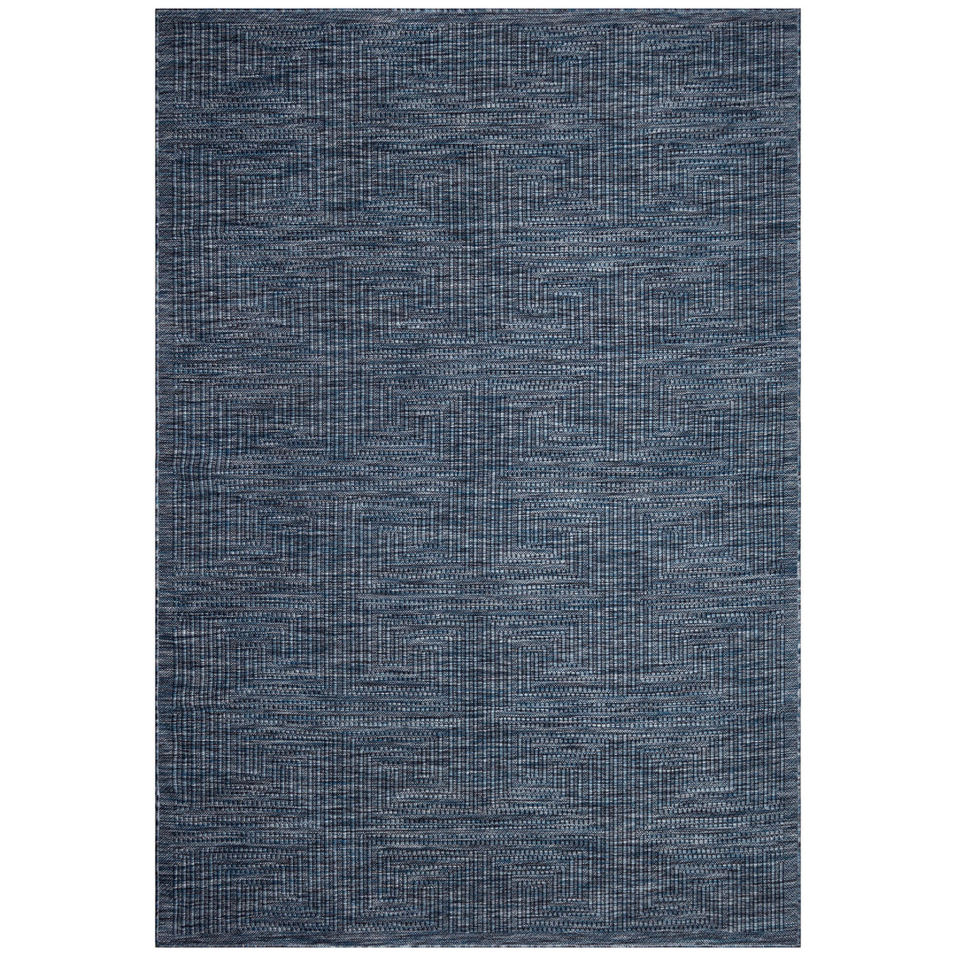 Liora Manne Soleil Maize Indoor/Outdoor Area Rug Navy