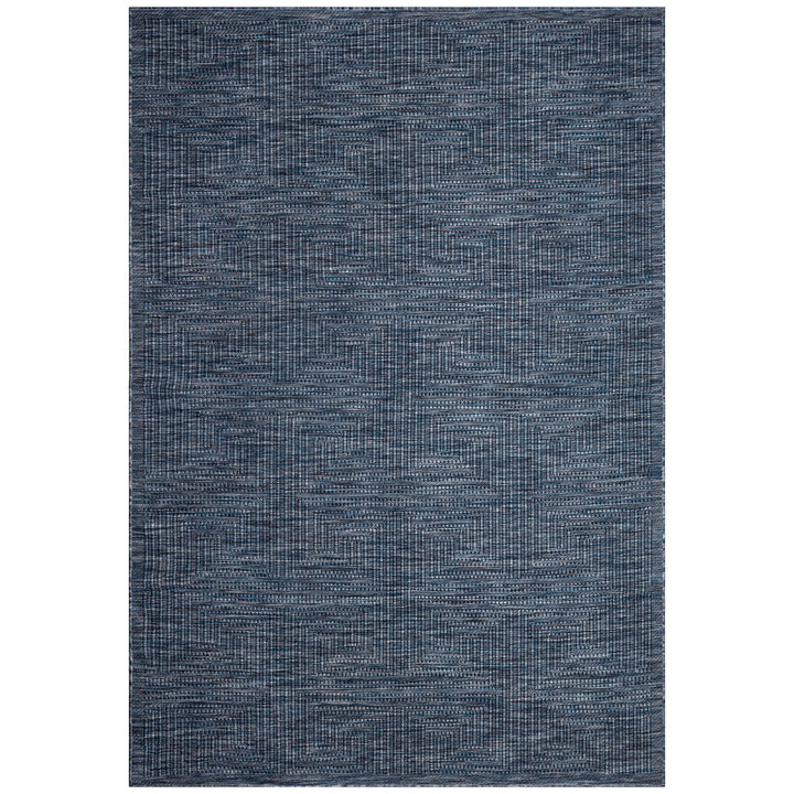 Liora Manne Soleil Maize Indoor/Outdoor Area Rug Navy