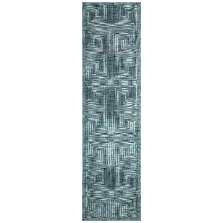 Liora Manne Soleil Maize Indoor/Outdoor Area Rug Aqua