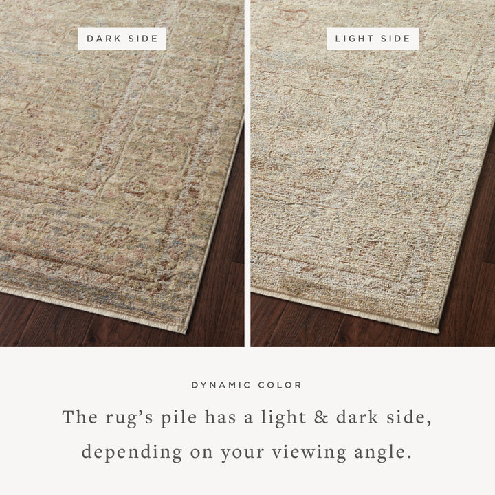 Loloi Sonnet Moss / Natural Accent Rug